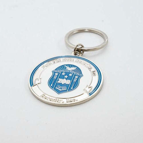 Zeta Phi Beta Shield Keychain