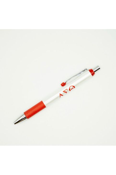 ΔΣΘ Red and White Ink Pen