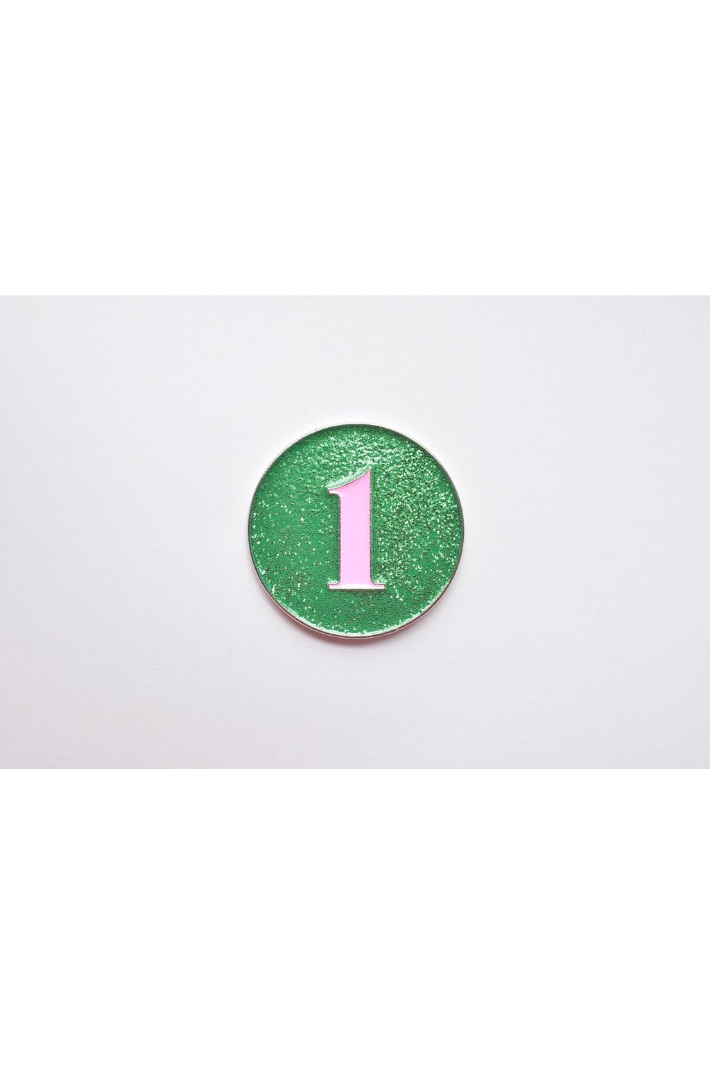 Pretty Girl Number Lapel Pin