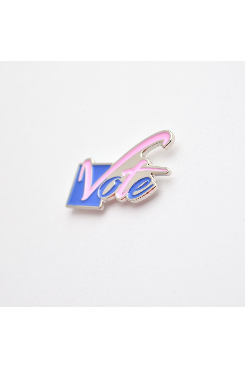 Pink and Blue Vote Lapel Pin