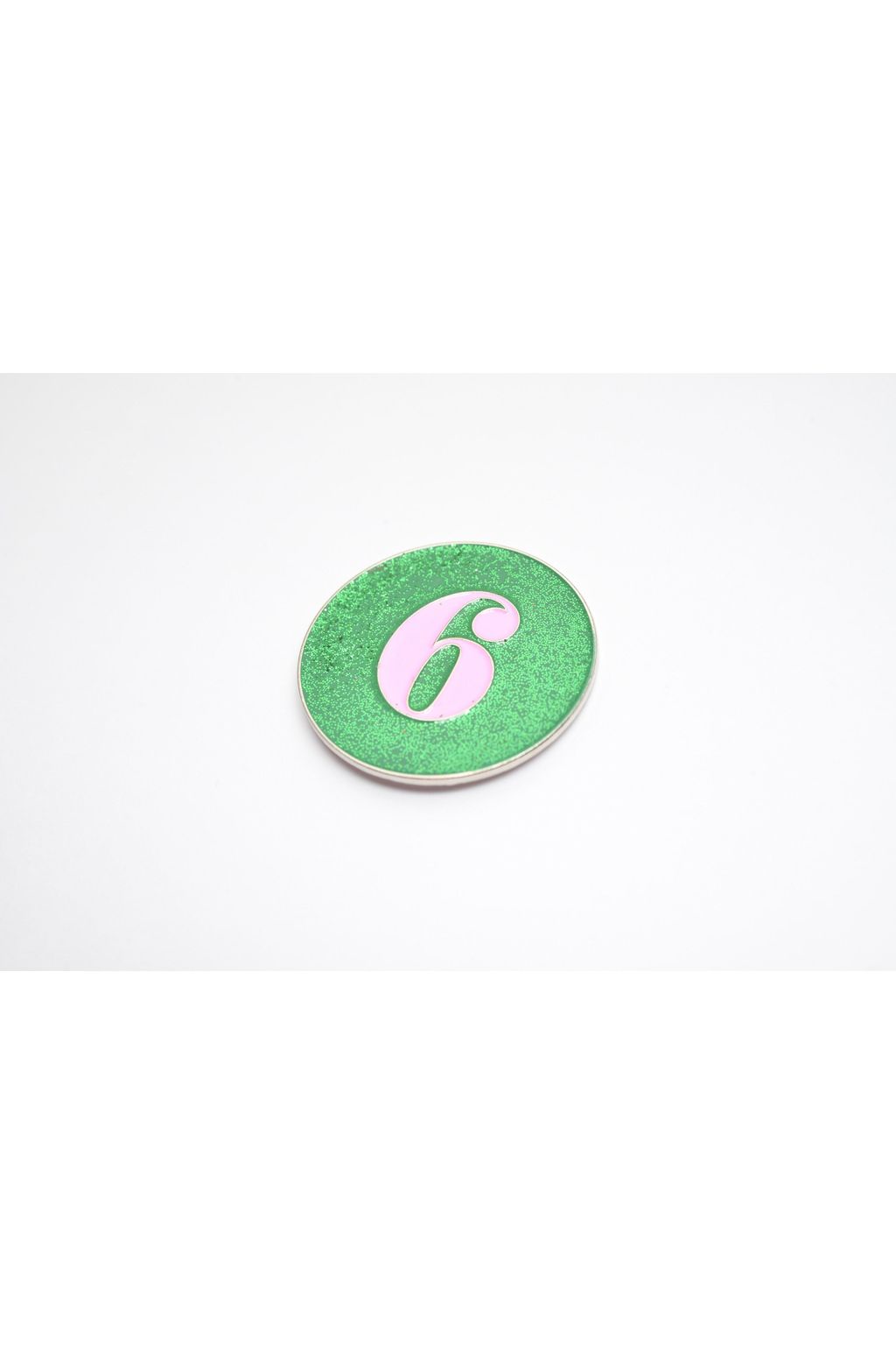 Pretty Girl Number Lapel Pin