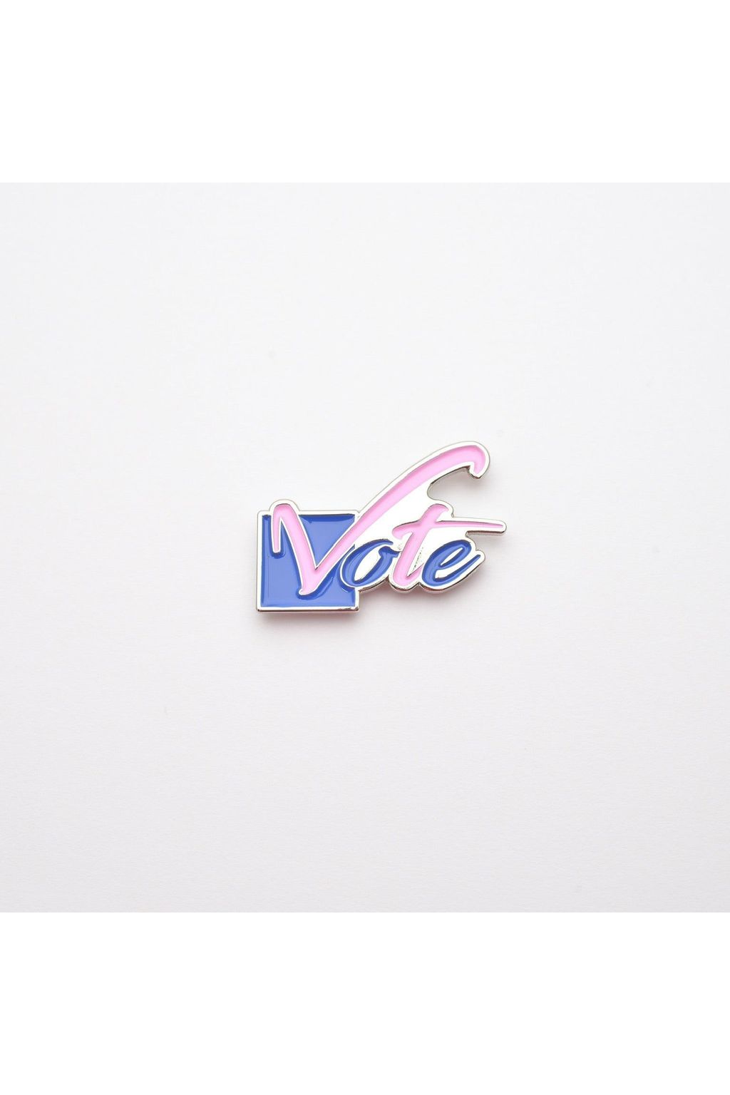 Pink and Blue Vote Lapel Pin