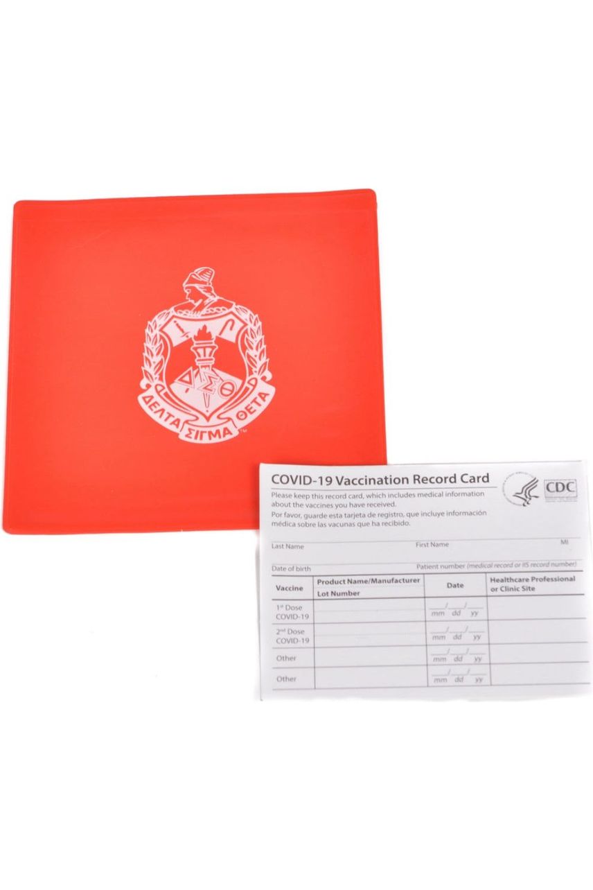 Vaccination Card Holder Rosa's Greek Boutique, Inc. Vaccination Card Holder Rosa's Greek Boutique, Inc.