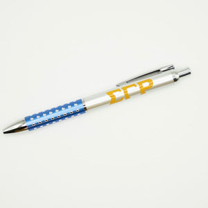 Sigma Gamma Rho Blue & Silver Ink Pen