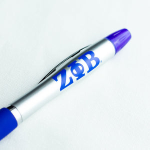 Zeta Phi Beta Highlighter Ink Pen