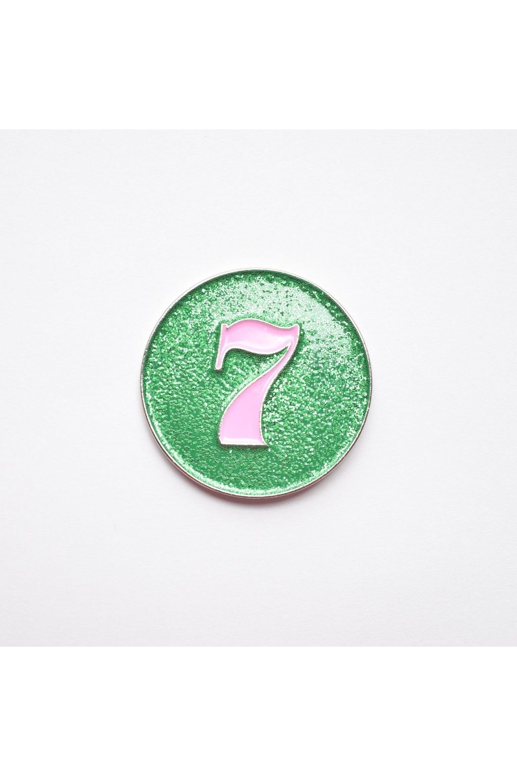 Pretty Girl Number Lapel Pin