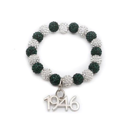 Links, Inc. Bling Bracelet with silver 1946 Charm